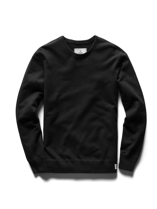  REIGNING CHAMP - MIDWEIGHT TERRY CREWNECK - BLACK