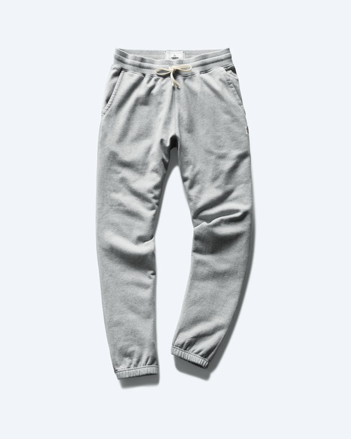  REIGNING CHAMP - MIDWEIGHT TERRY CUFFED SWEATPANT - H.GREY