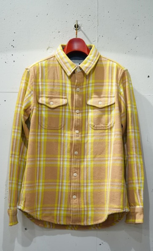  OUTER KNOWN - Blanket Shirt - YELLOW