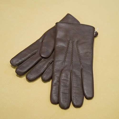  Gloves - Lamb Leather Glove - Brown