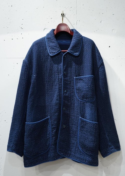  Porter Classic - NEW SASHIKO FRENCH JACKET - BLUE