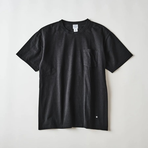  POST OVER ALLS - Crew Pocket Tee heavyweight jersey - black