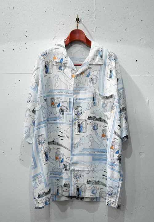  Porter Classic - ALOHA SHIRT TRAIN 「オリエント急行」 - BLUE
