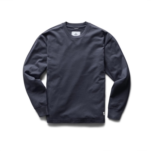  REIGNING CHAMP - MIDWEIGHT JERSEY LONG SLEEVE - MIDNIGHT