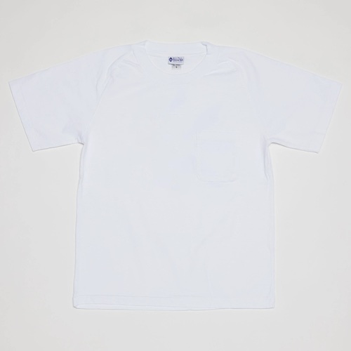  Yellow Rat - S/S RAGLAN SLEEVE POCKET TEE  - WHITE