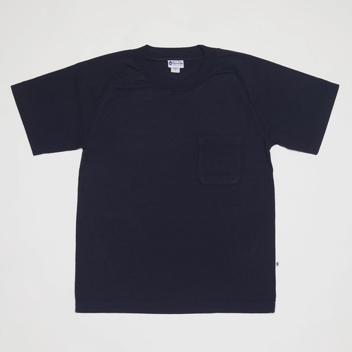  Yellow Rat - S/S RAGLAN SLEEVE POCKET TEE  - NAVY