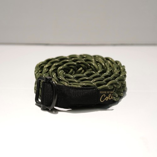  COLIMBO - CHERRY CREEK MESH BELT - OLIVE GREEN