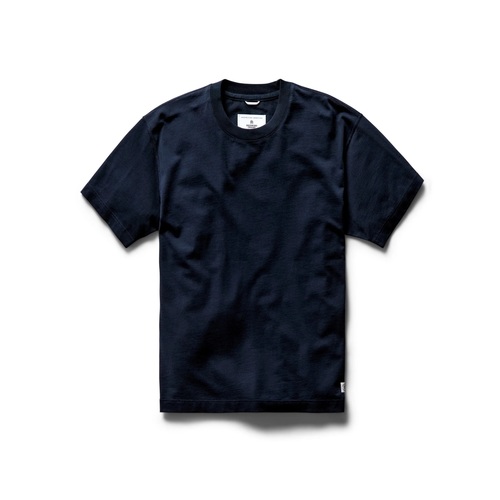  REIGNING CHAMP - MIDWEIGHT JERSEY T-SHIRT - NAVY