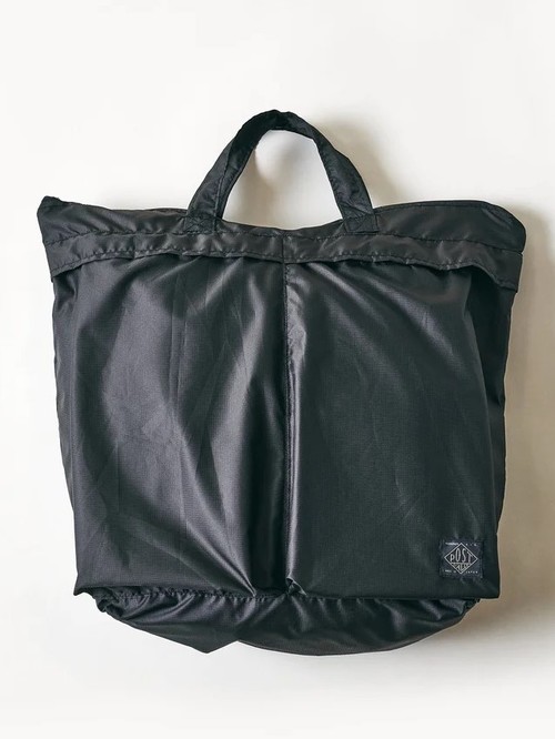  POST OVER ALLS - Packable Helmet Bag 2 : polyester R/S - black