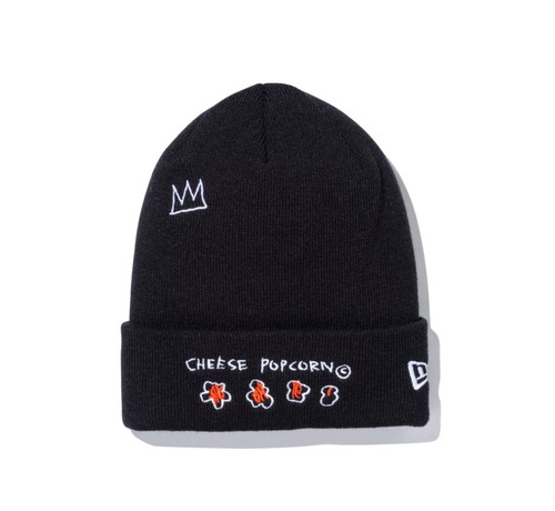  NEW ERA - BASIC CUFF KNIT CAP JEAN MICHEL BASQUIAT ”CHEESE POPCORN