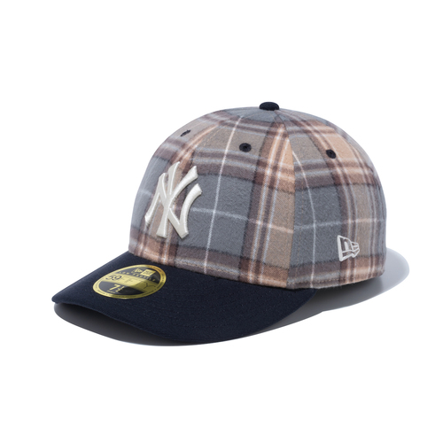  NEW ERA - LP 59FIFTY MLB Plaid / New York Yankees - NAVY CHECK