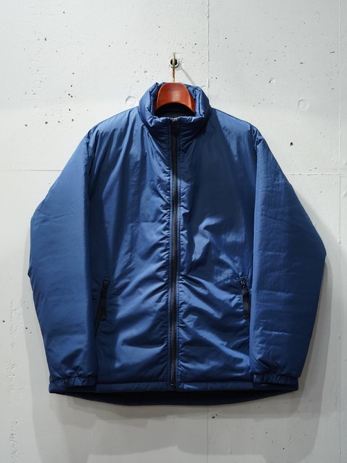  Porter Classic - SHEEN NYLON ZIP UP JACKET - BLUE