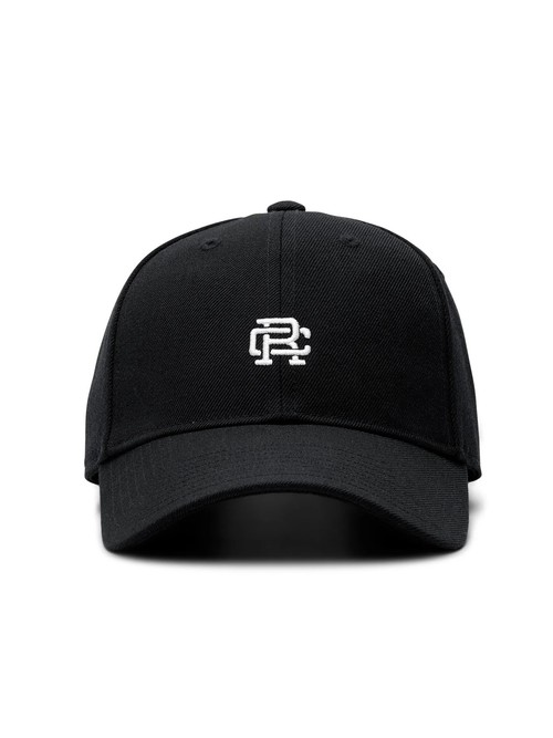  REIGNING CHAMP - MONOGRAM 6-PANEL CAP - BLACK