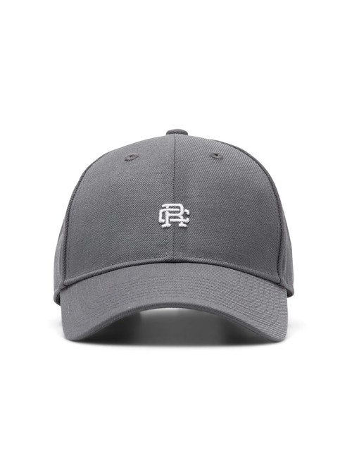  REIGNING CHAMP - MONOGRAM 6-PANEL CAP - CARBON