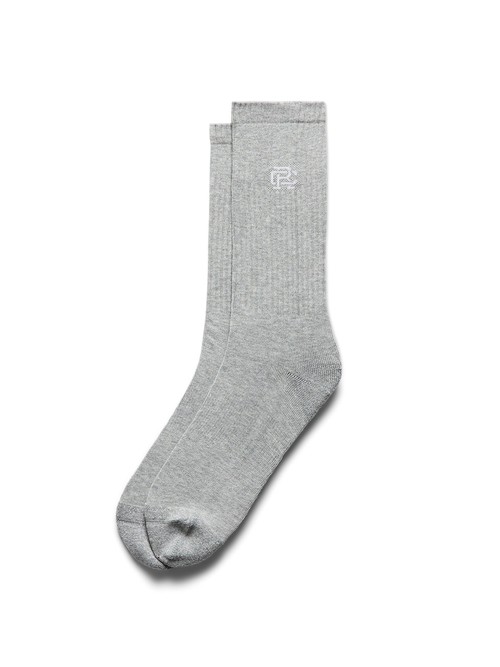  REIGNING CHAMP - CLASSIC CREW SOCK - HEATHER GRAY