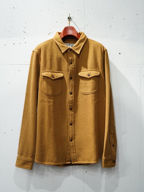  OUTER KNOWN - CHROMA BLANKET SHIRT - Camel Tiramisu 