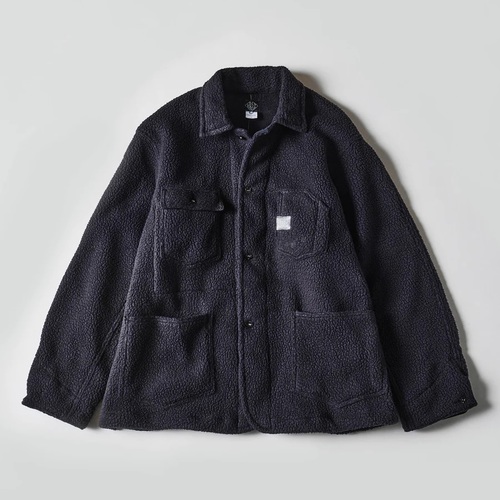  POST OVER ALLS - Fleece Jacket (POLARTEC) - Sherpa black