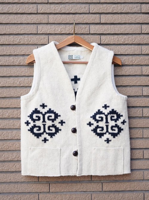  OAXACA - RUG VEST / CARACOL - OFF WHITE