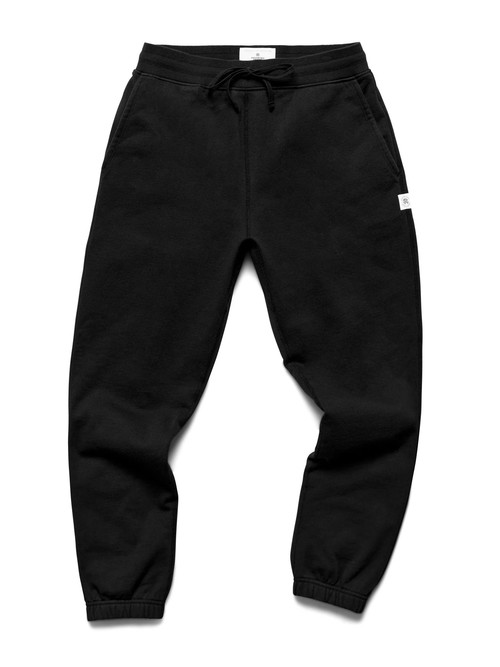  REIGNING CHAMP - HEAVYWEIGHT FLEECE CUFFED SWEATPANT - BLACK