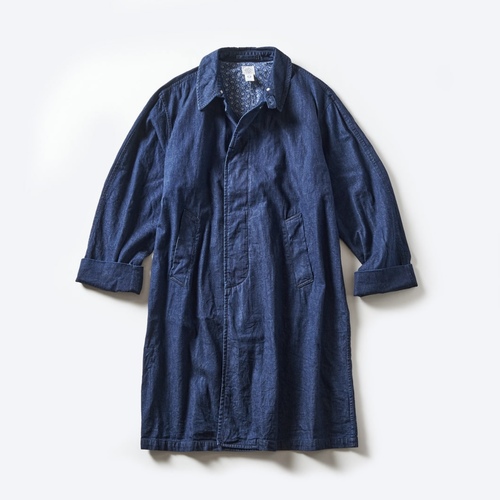  POST OVER ALLS - USN Utility Coat 8oz. denim - indigo