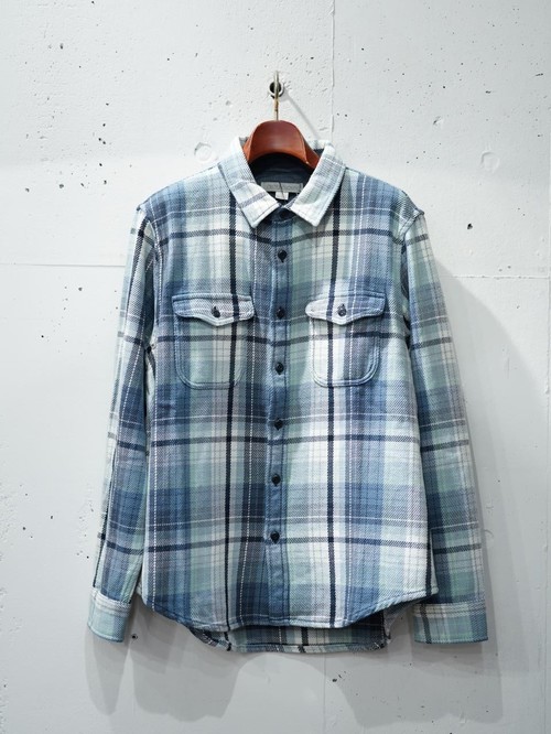  OUTER KNOWN - BLANKET SHIRT - Daylight Seaview Plaid
