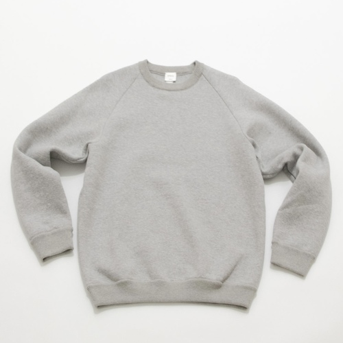  YAECA STOCK - JUMBERCA CREW NECKED SWEATSHIRT - GRAY