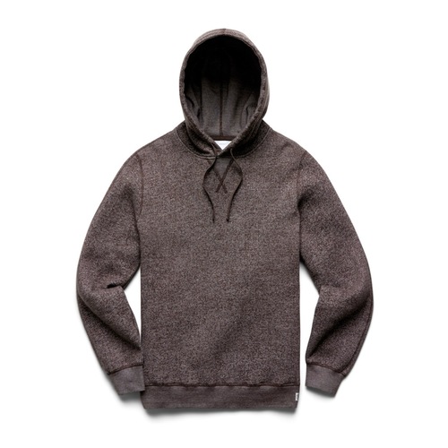  REIGNING CHAMP - TIGER FLEECE PULLOVER HOODIE - sable / white