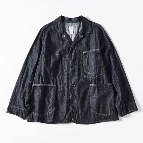  POST OVER ALLS - POST 44 - 8oz denim black