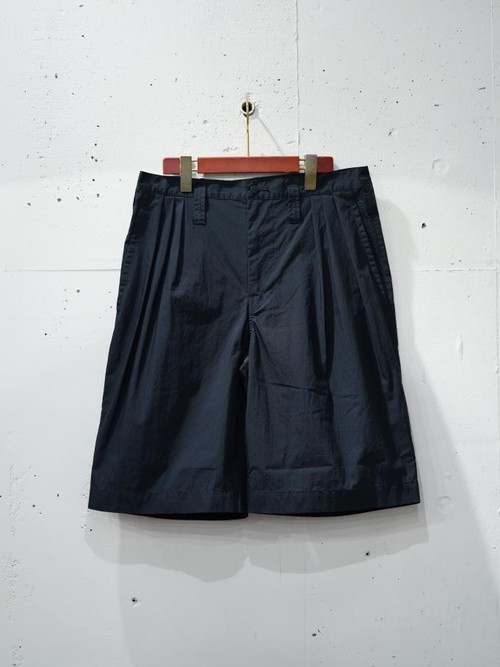  Porter Classic - POPLIN BEBOP SHORTS - Navy