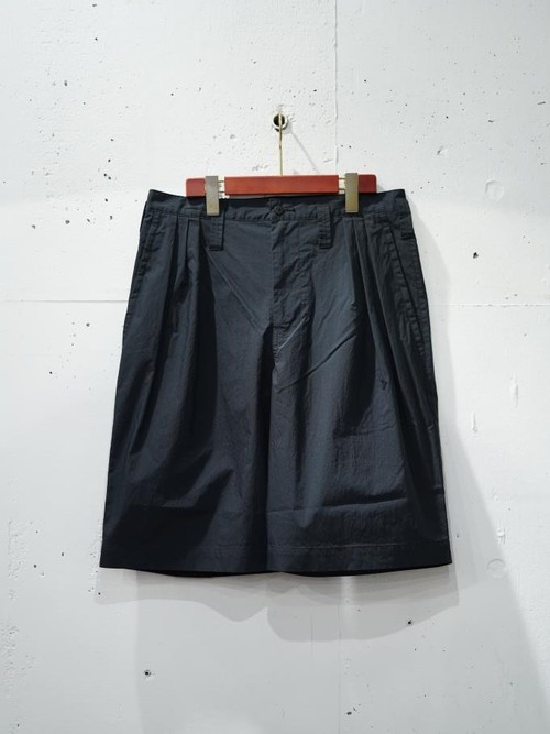  Porter Classic - POPLIN BEBOP SHORTS - Charcoal Gray
