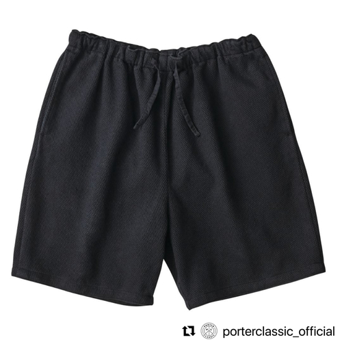  PORTER CLASSIC - PC KENDO SHORTS - Black