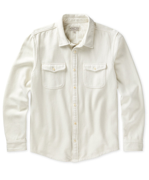  OUTER KNOWN - CHROMA BLANKET SHIRT - ECRU
