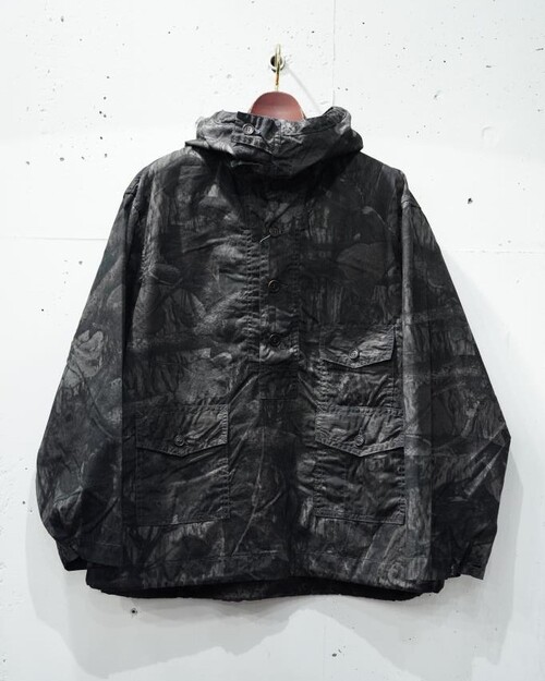  POST OVER ALLS - Town & Country parka / forest camo - grey jungle 
