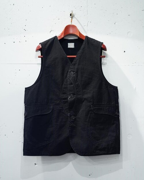  POST OVER ALLS - Royal Traveler / cotton dobby ripstop - charcoal