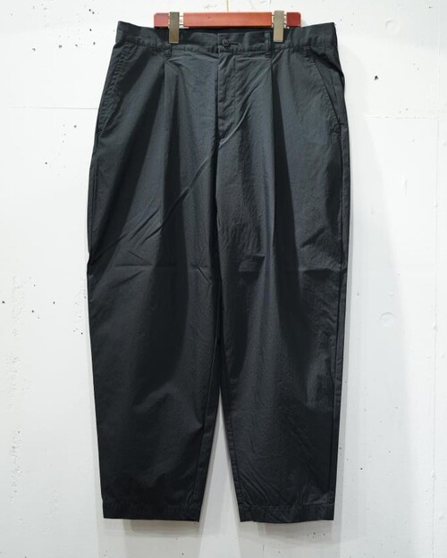 PORTER CLASSIC - POPLIN DUKE ELLINGTON PANTS - Charcoal Gray