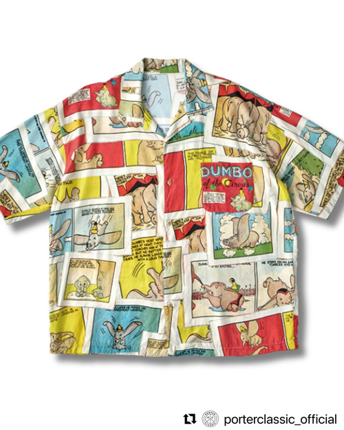  Porter Classic - DISNEY VC / PC ALOHA COLLECTION ALOHA SHIRT - Multi, Vintage