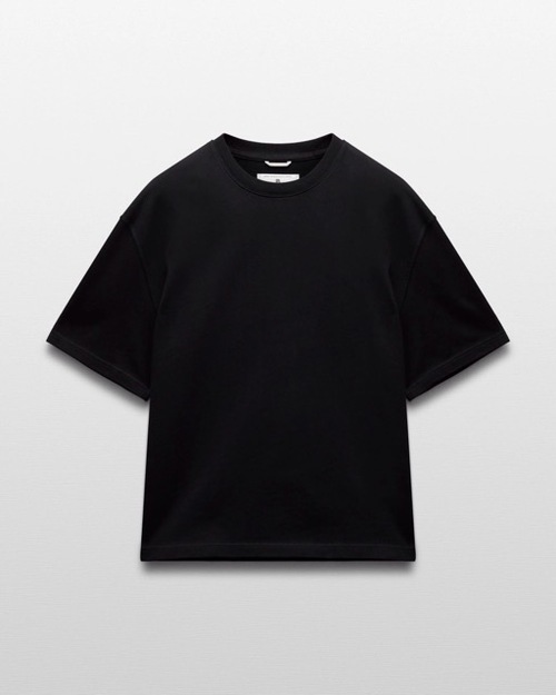  REIGNING CHAMP - HEAVYWEIGHT JERSEY RELAXED T-SHIRT - BLACK