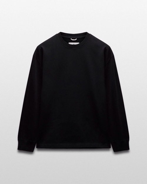  REIGNING CHAMP - HEAVYWEIGHT JERSEY RELAXED LONG SLEEVE - BLACK