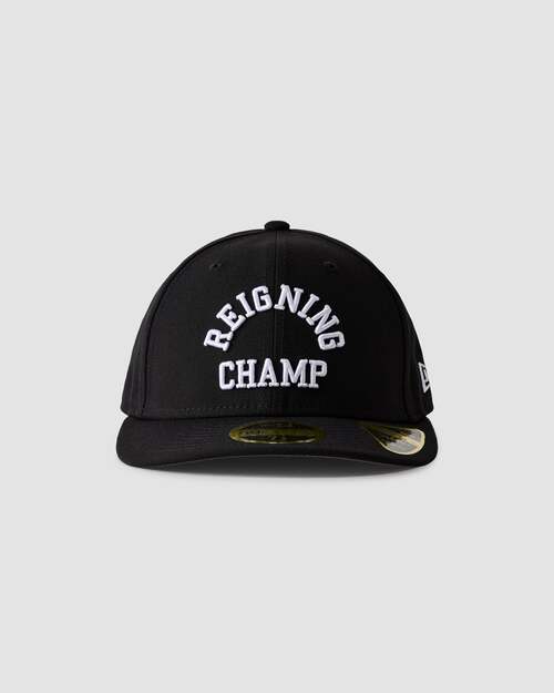  REIGNING CHAMP - NEW ERA LOW PRO 59FIFTY ARCH LOGO CAP - BLACK
