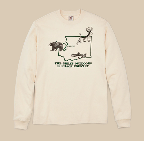  FILSON - LONG SLEEVE PIONEER GRAPHIC T-SHIRT 
