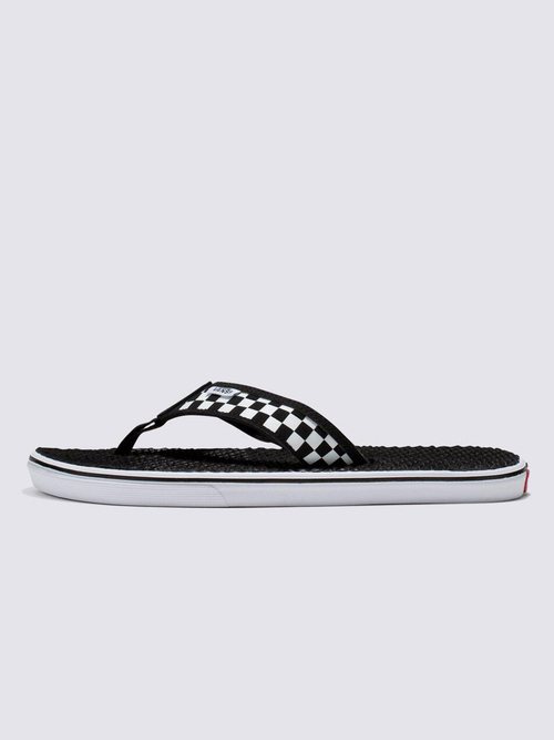  VANS - La Costa Checkerboard Lite Sandal - Black/White 