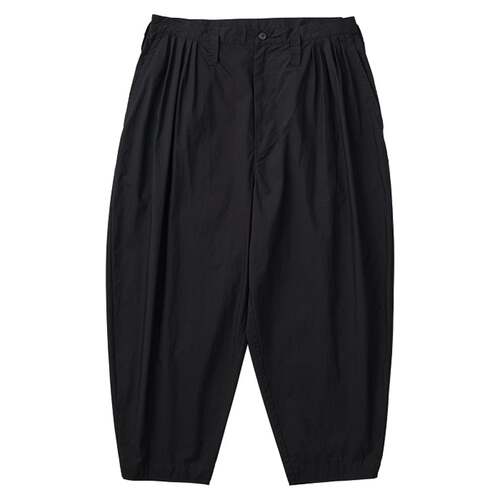  Porter Classic - POPLIN BEBOP PANTS - BLACK