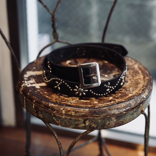  COLIMBO - JEWEL STUDDED LEATHER BELT