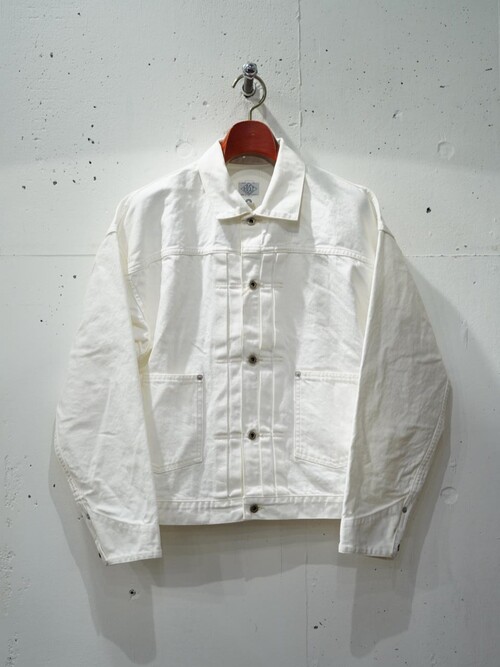 POST OVER ALLS - EL RANCHERO 3 : 12OZ. SELVEDGE DENIM WHITE