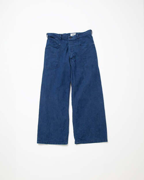  FATIGUE SLACKS - UTILITY NAVY SLACKS - Indigo w/ Bio-wash