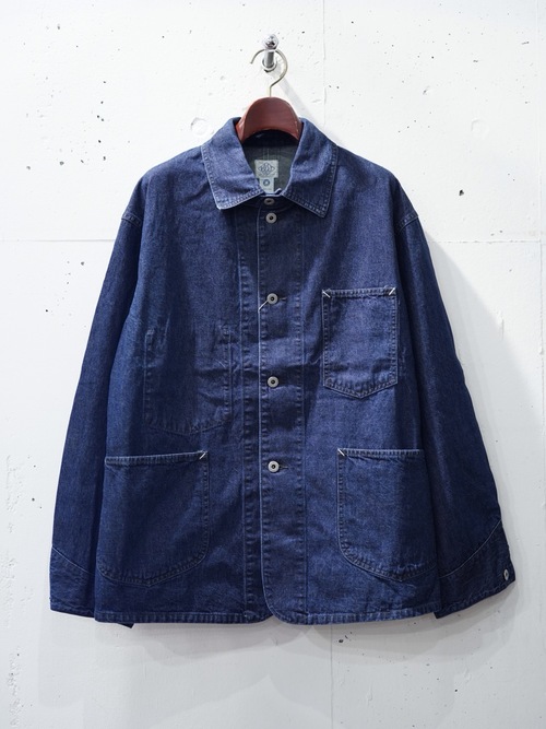  POST OVER ALLS - POST 46 : 10oz. denim - indigo deep wash