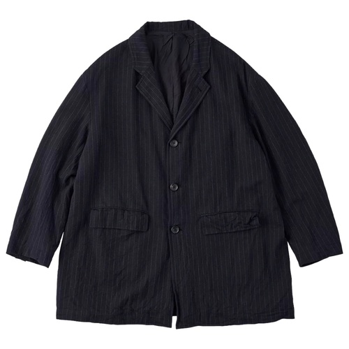 Porter Classic - PIN STRIPE BEBOP JACKET - NAVY