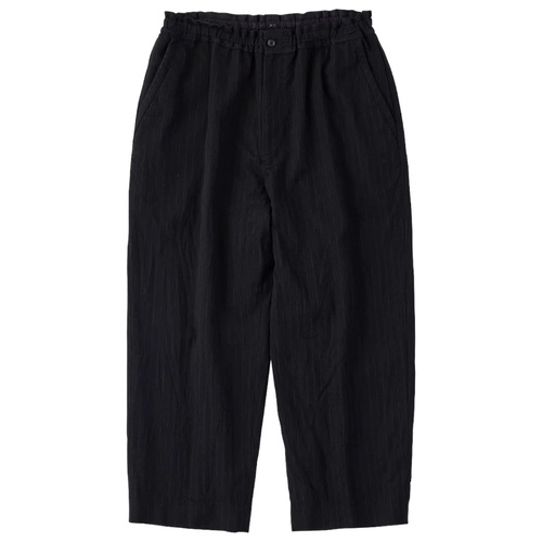  Porter Classic - PIN STRIPE EASY PANTS - BLACK 