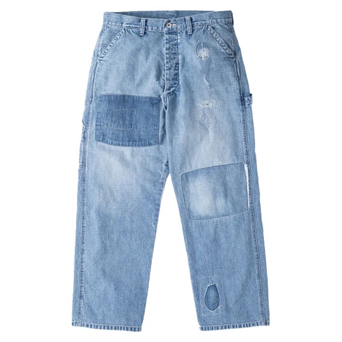  Porter Classic - CANNERY ROW DENIM PAINTER PANTS - BLUE