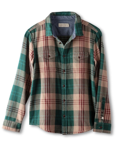  OUTER KNOWN - Blanket Shirt - GREEN